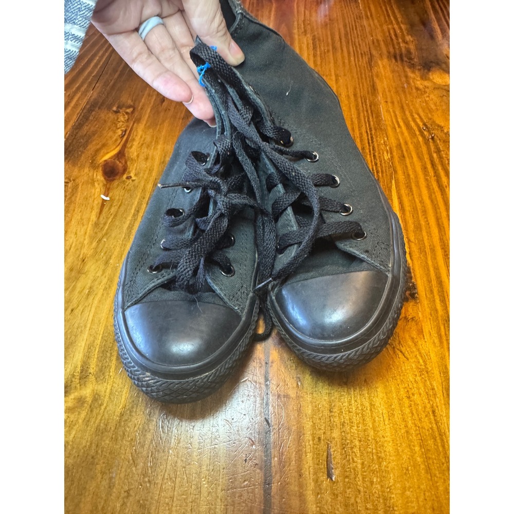 Converse Chuck Taylor All Star High‎ Top Black Monochrome Youth Sneakers 3 3S121